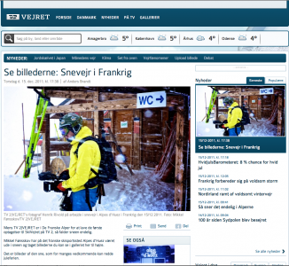 TV2 hjemmeside